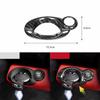 For Mini Cooper R55 R56 R57 Carbon Fiber Engine Start Stop Key Panel Cover Trim