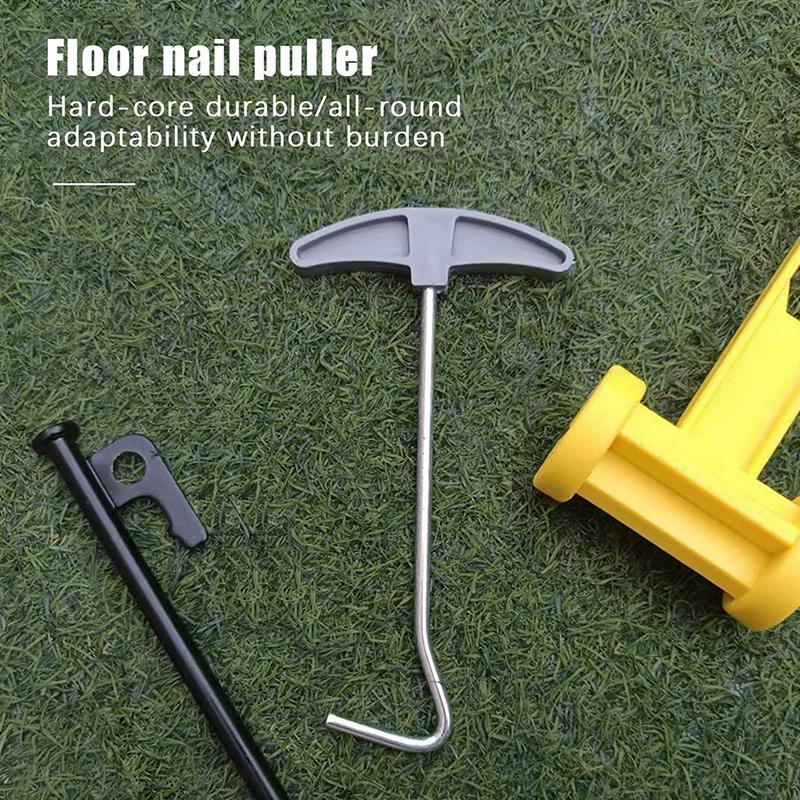 1 Stück Outdoor Tragbarer Zeltnagelzieher Legierung Zieher Perfekt für Bodenplanen, Camping, Pavillon Zeltzubehör Gartenwerkzeuge