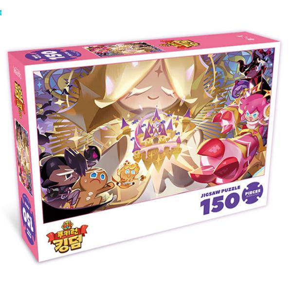 Daewon&Book Cookie Run Kingdom Floating Castle Jigsaw Puzzle, 150 de piese, culori mixte Jigsaw Puzzle, Jocuri pentru copii, jucării educaționale coreene