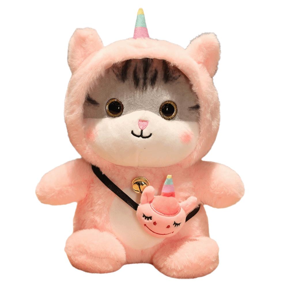 Kawaii Design Plush Doll Soft Material Cat Doll Cute Cat Stuffed Animal Toy Children's Gift