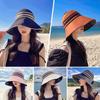 Chapeau de Soleil Pliable Casquette Bob Réglable Chapeau Panama Mode Sports d'Extérieur