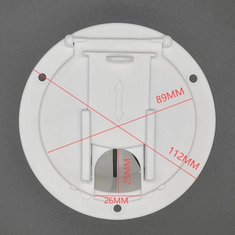 Reliable Cable Hatches Round Power Cable Storage Dustproo for Efficient Electric Cord Management In Campers Trailers Boats