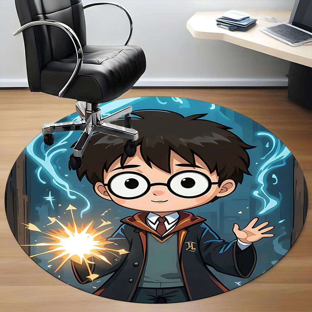 1pc Harry Potter Office Round Area Rug, Under Office Chairs Bedroom Living Room Home Decor A1022246