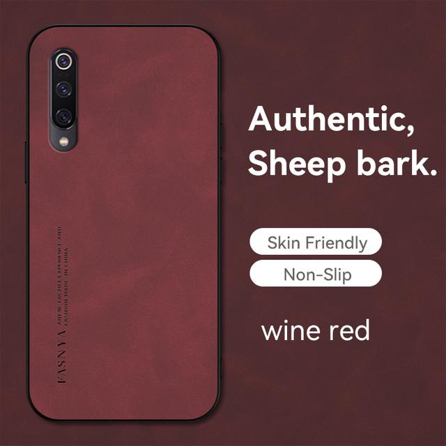 Husă moale din piele PU de lux din piele de oaie pentru Xiaomi Mi 8 9 10 10T Lite 9Se Pro A3 A1 A2 9T Note 10 Mix 2s 3 4 Husă mată din spate