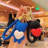 Lovely Bear Keychain Cartoon Love Bear Couple Keychain Bear Keychain Pendant Backpack Decoration Accessories Gifts