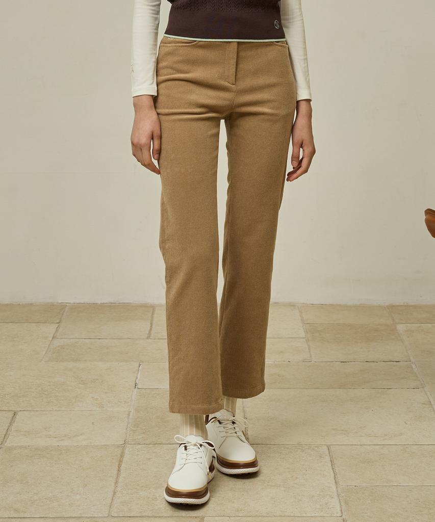 Antomas Corduroy Pants For Women - Beige