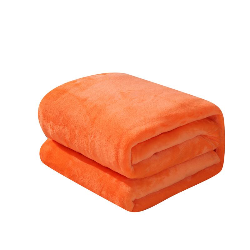 Solid Color Blanket Velvet Bedspread Office/Car Nap Shawl Manta Para Sofá Skin-friendly Plaid Home Bedspread Winter Bed Linen