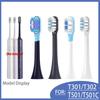Testine di Ricambio per Spazzolino Elettrico Mijia T301/T302/T501C Xiaomi Sonic con Setole Morbide DuPont e Cappucci