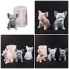 Silicone Bulldog Candle Mold Bulldog Craft Molds Candle Making Supplies for Baking Enthusiasts and Party Planners