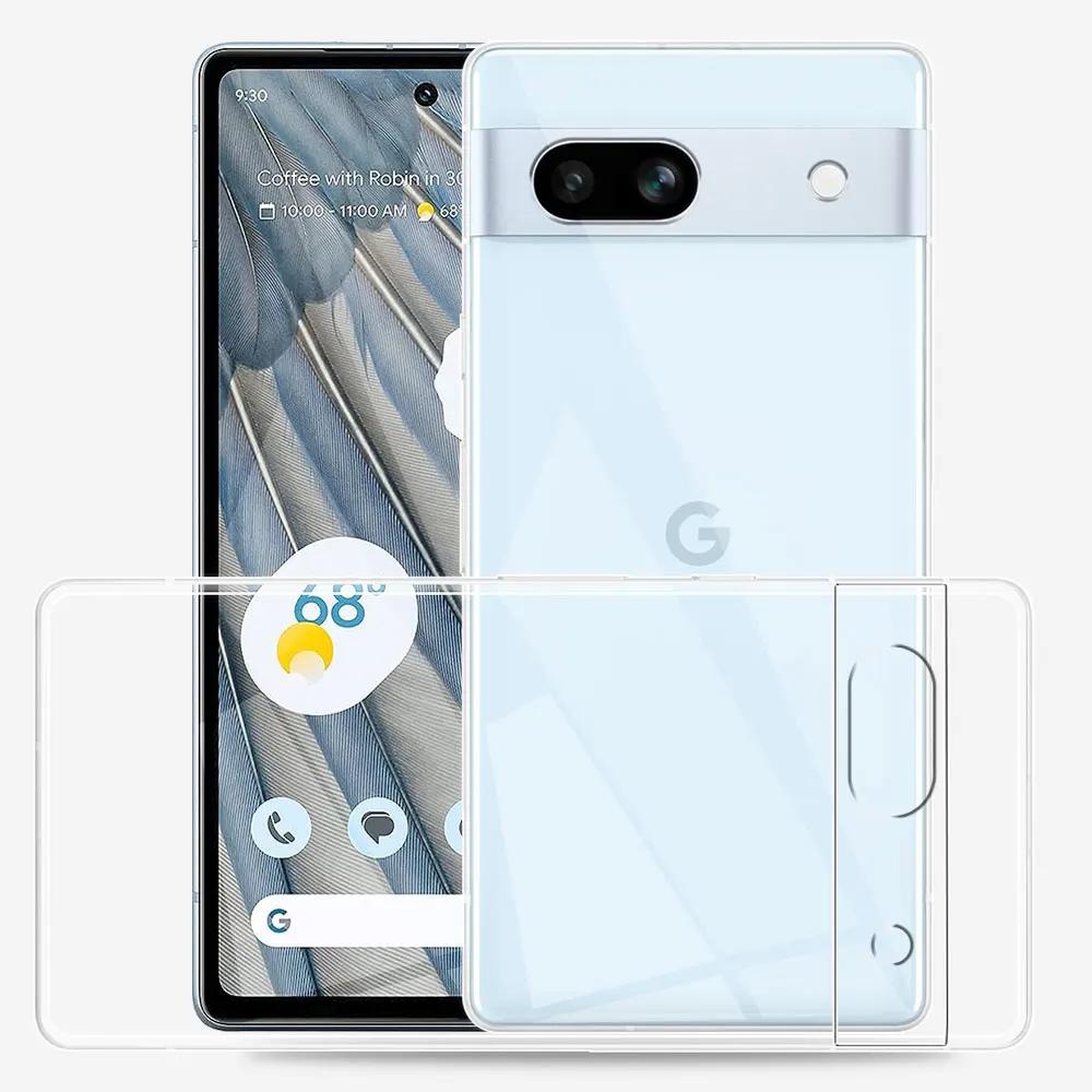 For Google Pixel 7A Case Clear Silicone Soft TPU Case For Google Pixe 7 7 Pro Coque For Google Pixel 6 Pro /Pixel 6 6A Fundas