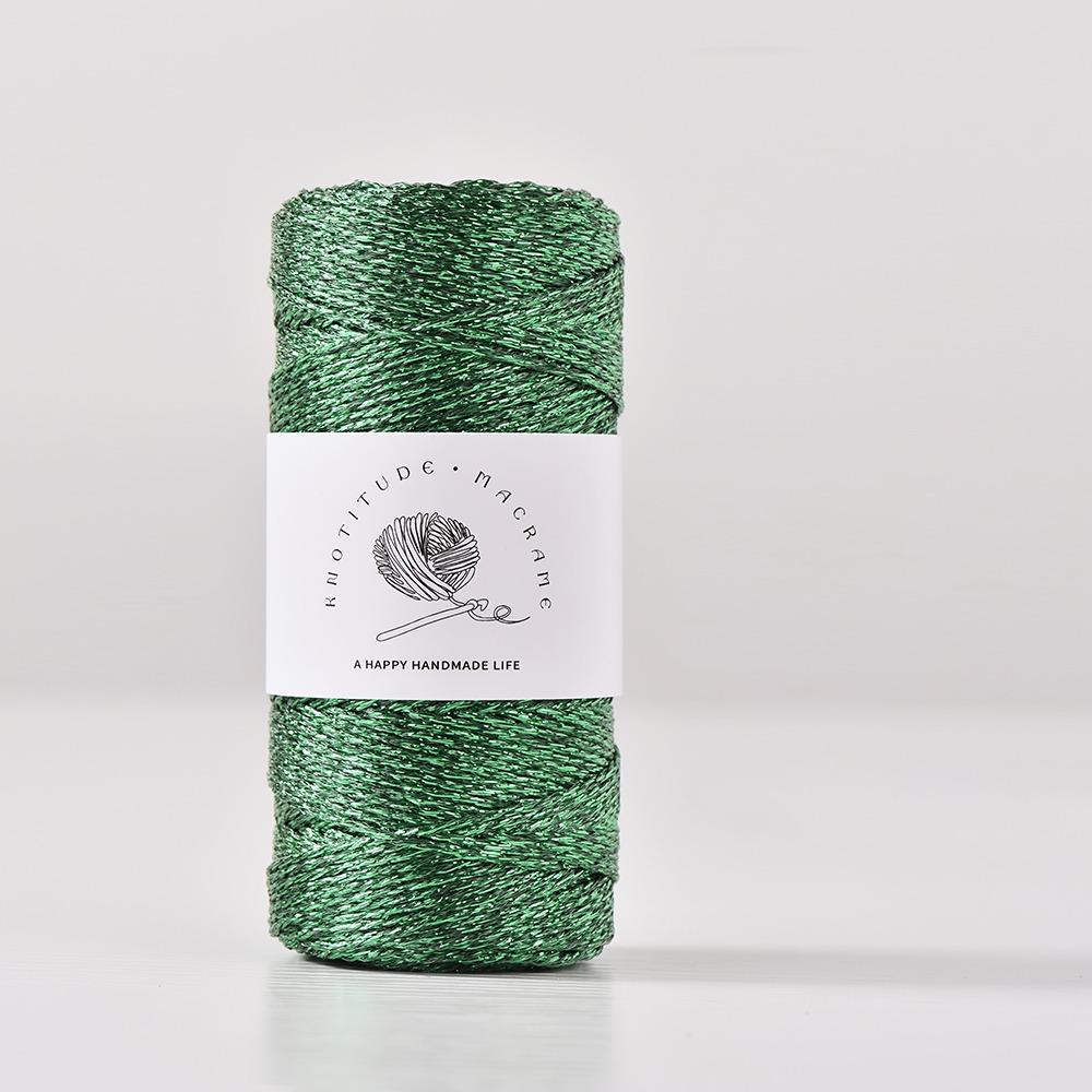 Knitting Crochet Glitter Gold Sliver Cord Thread Gift Wrapping Rope  Sewing Accessories
