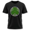 Keltisches Triskelion T-Shirt | Dreifaches Spiral-Triskele Symbol Grafik-T-Shirt