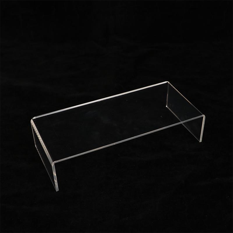 U-förmiger durchsichtiger Acryl-Display-Riser-Ständer, Schmuck-Display-Regal, Cupcake-Ständer, Schaufenster-Befestigungen für Süßigkeiten-Dessert-Figuren