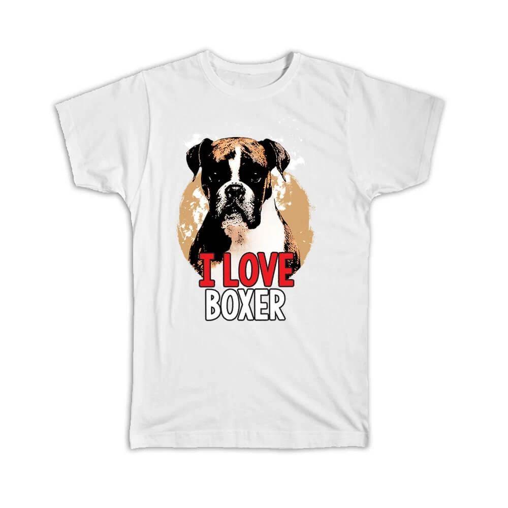Gift T-Shirt : For Boxer Dog Owner Lover Dogs Animal Pet Photo Art Birthday