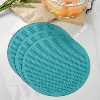 3Pcs Silicone Trivets for Hot Dishes Non-Slip Hot Holders for Pans Heat Resistant Pot