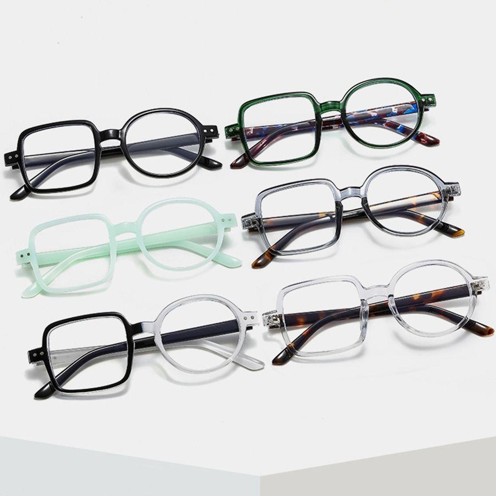 New Style Fashion Style Women's Men's Vintage Style Square Glasses Anti Blue Light Blocking Glasses Frame Optical Prescription Lenses Eyeglass Frame