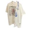 RESCARP 23ss Remake Print Kurzarm-T-Shirt Weiß Herren Gebraucht