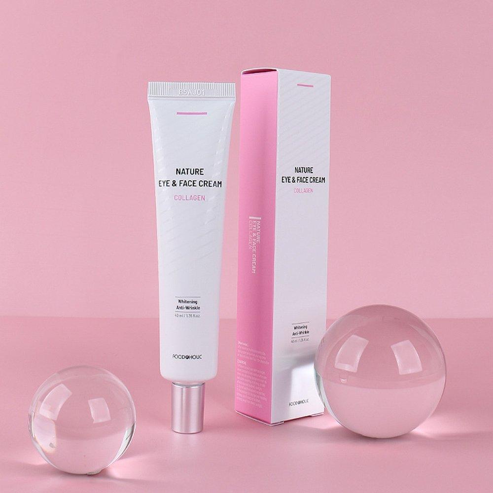 (10 Pieces) FoodaHolic Nature Collagen Eye and Face Eye Cream 40ml