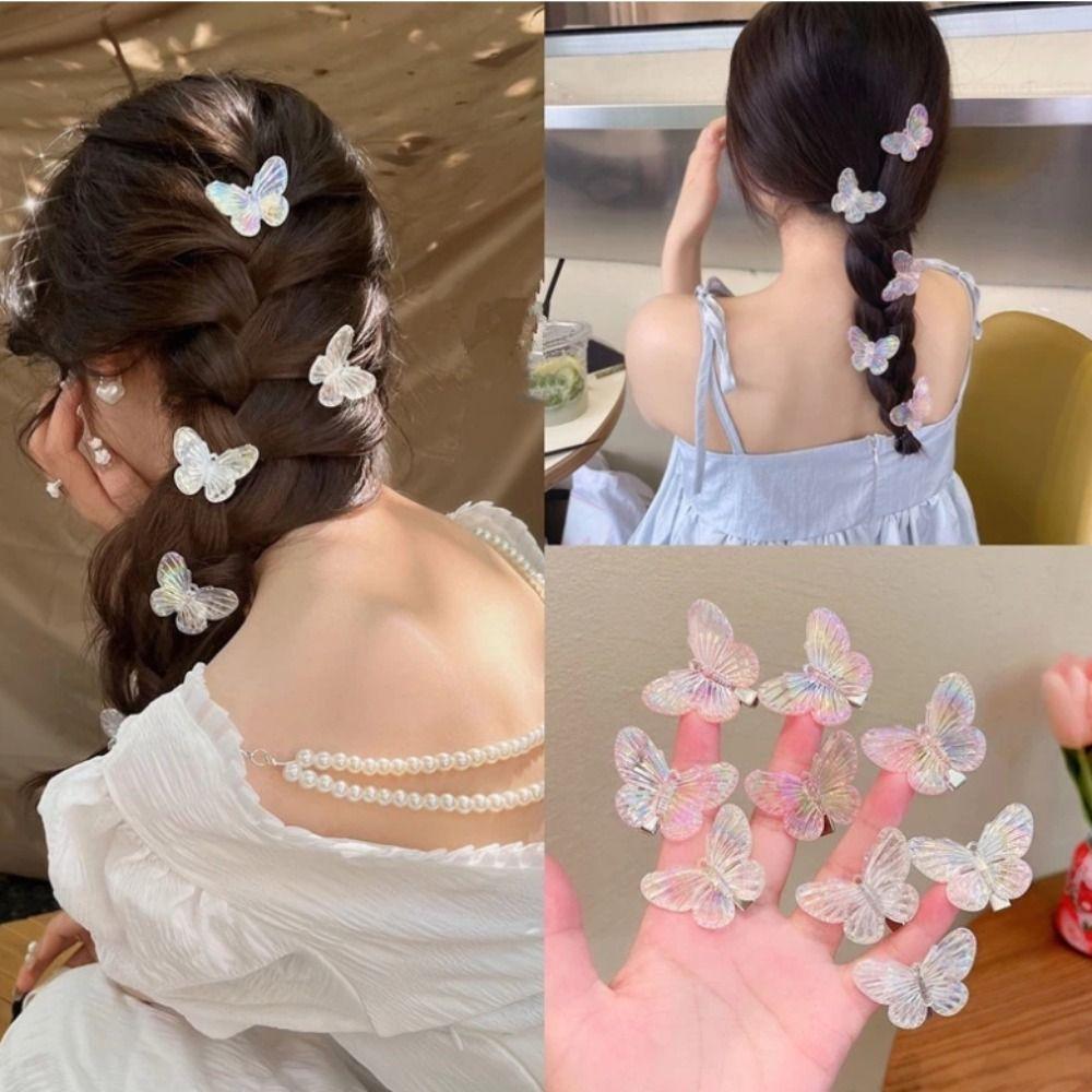 Gifts Cute Butterfly Hair Clip Mini Bangs Clips Butterfly Duckbill Hair Accessories Sweet Girl Hairpin