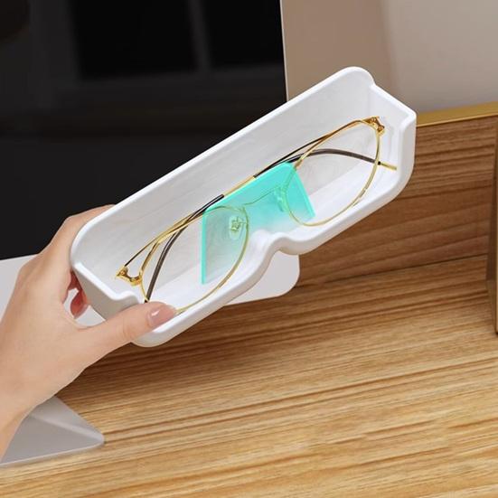 Glasses Storage Box Wall-Mounted No Drilling Design Space Saving Glasses Organizer for Myopia Glasses Sunglasses