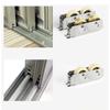 Steel/Nylon Window Glider Rollers Sliding Window Pulleys Sliding Window Rollers Double Wheel Roller for Aluminum Window