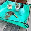 50/66/75/100cm Gardening Mat PE Transplanting Plant Waterproof Square Plant Potting Mat Thicken Foldable Garden Accessories