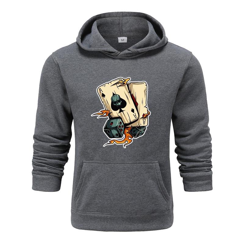 Autumn and Winter New Personalized Printed Clothing Men and Women Hoodie Lovers Pullover Jogging Sports Hoodie