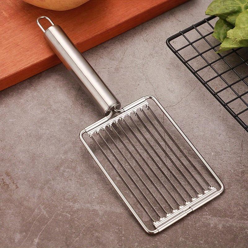 Stainless Steel Slicer, A Modern Kitchen Utensil | with A Durable Construction, It Is A Vegetable Slicer.