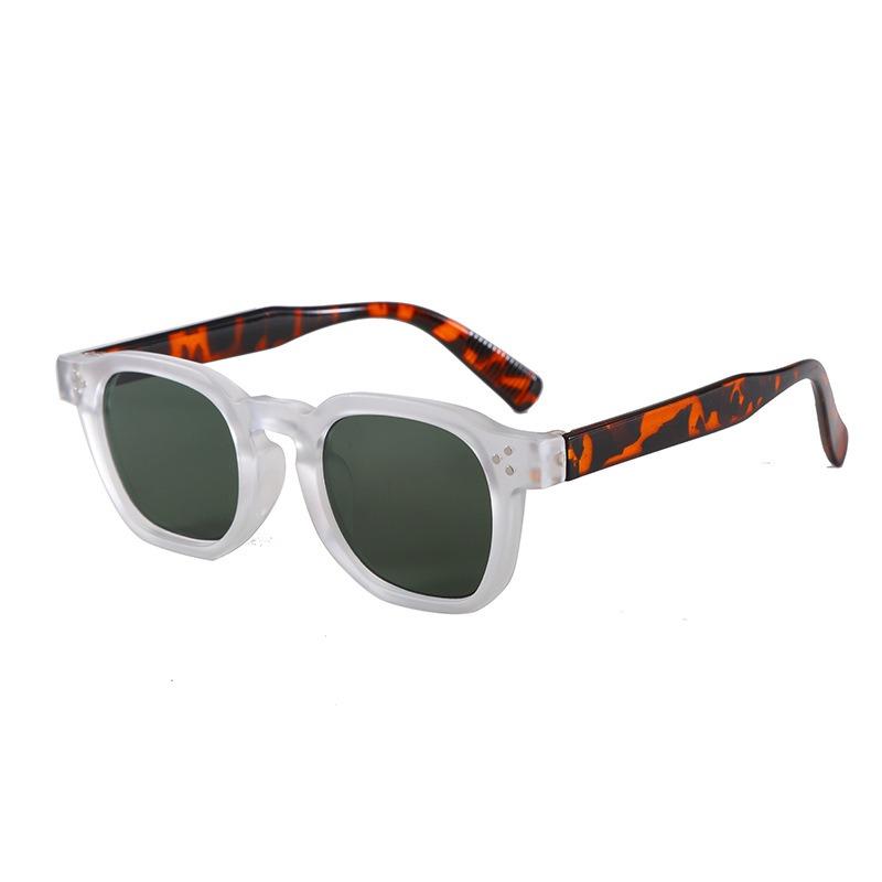 Retro Square Rice Nail Sunglasses Vintage Women Designer UV400 Travel Shades