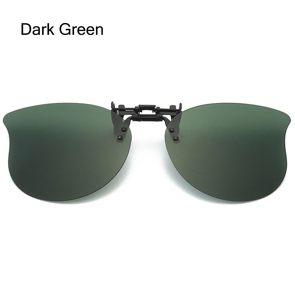 Clip On Sunglasses Over Prescription Glasses Ultra-Light UV400 Flip Up Sun Glasses Cat Eye Shape Convenient Shades