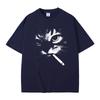 Funny Meme Smoking Cat Face Graphic T-shirts Men Women Casual  Vintage T Shirts Men's Oversized T-shirts Cats Lovers Gifts