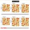 2pcs 2D Flat Printing Christmas Hot Curtains Christmas Holly Candy Ball Digital Printed Polyester Drapes Family Party Decoration