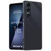 Minimalistisch zakelijk glad leren hoesje voor Sony Xperia 10 1 5 VII III IV V VI 5G Zachte siliconen bumper Anti-val beschermhoes