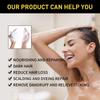 EELHOE Natural Brown Shampoo Polygonum Polygonum Plant Extract Cleanses Hair, Nourishes Dry Hair, Daily Care, Supple and Shiny Shampoo 500ml