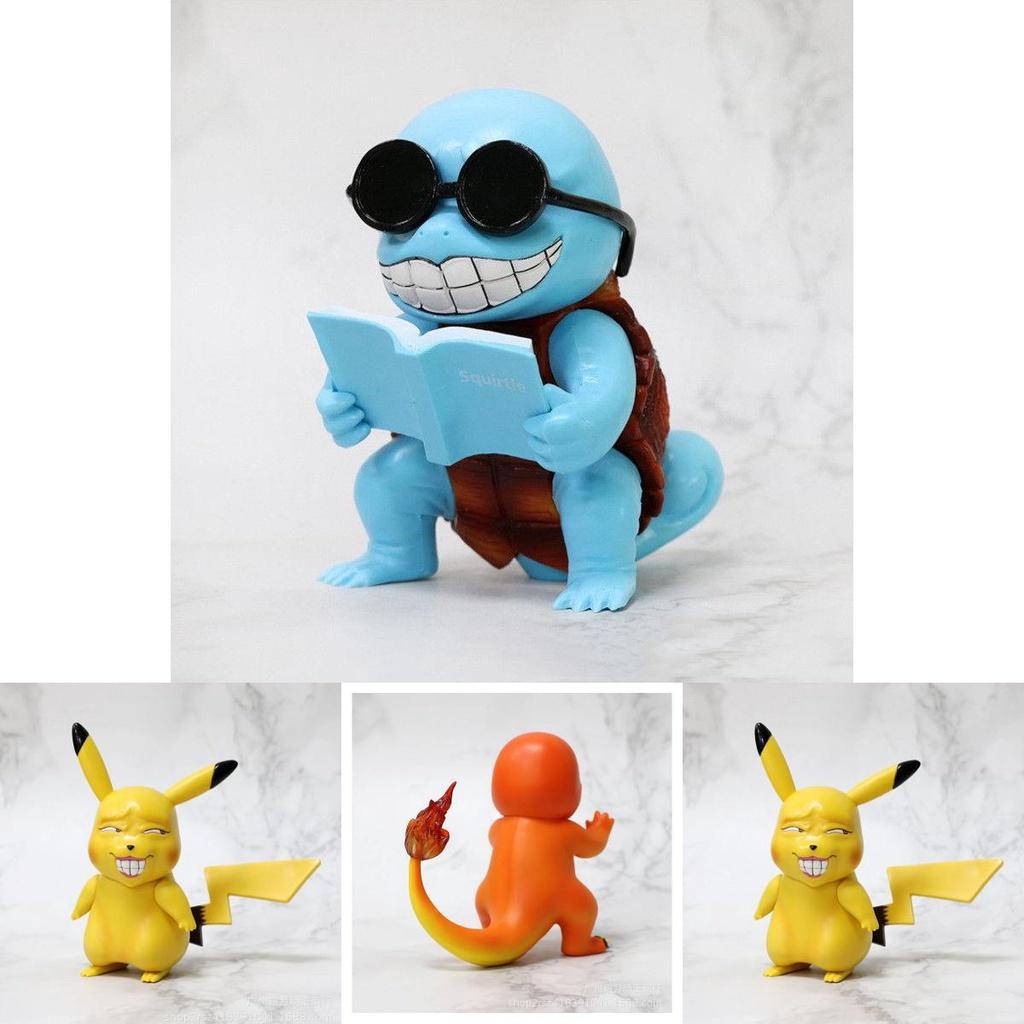 Colorful And Vibrant Pokémon Dolls For Car And Desktop Decorations