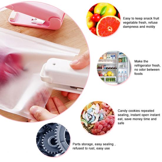 Household Portable Mini Sealing Machine Plastic Food Package Bags Heat Sealer
