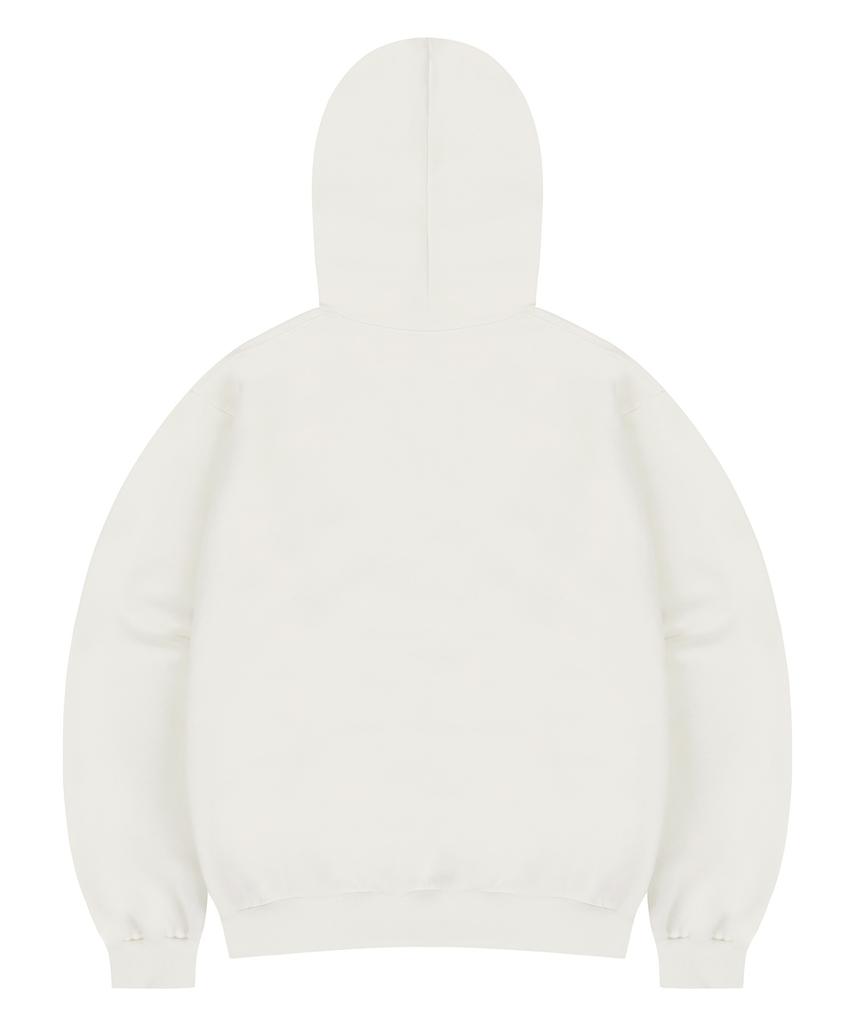 Günlük Kapüşonlu Sweatshirt (Fildişi)