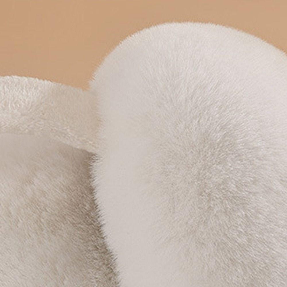 Winter Warm Folding Ear Warmer Cold Protection Faux Fur Ear-Muffs Portable Foldable Earflaps Gifts