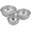 Wahei Freiz Perforated Colander Set, Stainless Steel, 14cm, 17cm, 20cm, New Christie CR-8275
