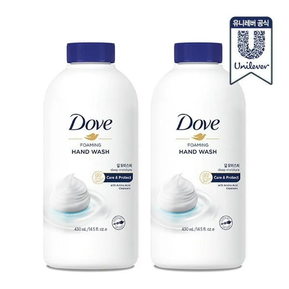 DOVE Foaming Hand Wash Deep Nourishing Refill 430ml X 2