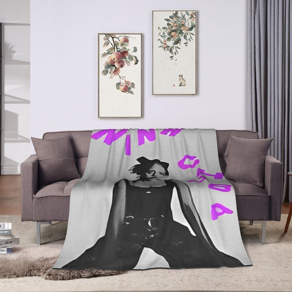 Nina Chuba Music Singer Blanket Quality Warm  Throw Blanket Winter Child Home Decor Fashion Bedspread