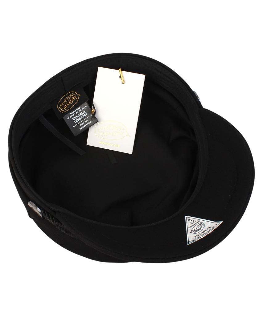 Yunibeosyeolkemiseuteuli Rope Cotton Black Marine Cap