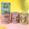 Vintage Owl Piggy Bank Tinplate Piggy Bank Money Box Children'S Gifts Home Decor