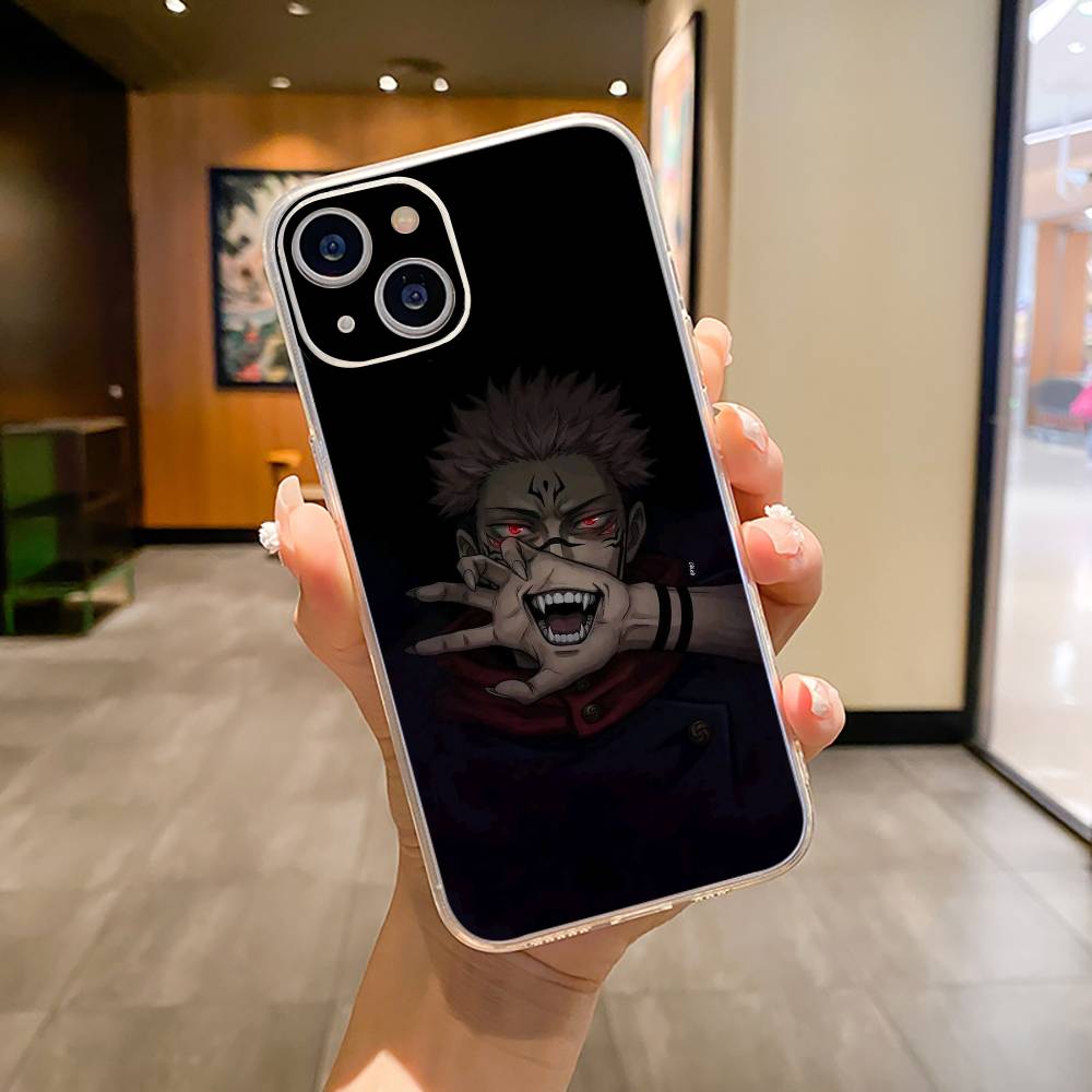 Anime Main characters-Yuji Itadori Phone Case For iPhone17,16,15,14,13,12,11 ,Pro Max,16/15/14 Plus Transparent Cover