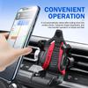 Car Phone Holder Racing Seat Shape Auto Air Vent Mobile Phone Clip 360 Degree Rotatable Car Cellphone Rack For Car Interior