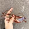 New Small Round Frame Reading Glasses Anti-blue Light Showing Young And Fashionable Ultra-light Hd Reading Glasses 907