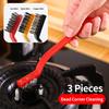 Brosse de nettoyage en profondeur, 3 pièces, facile à utiliser, pratique, haute efficacité, pour couture de casseroles, brosse antirouille