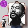 John Legend BW Metal Poster Customized Wall Art Retro Vintage Tinplate Signs for Decoration Home Decor Accessories Custom Plate