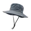 New Men's Wide Brim Sun Hat - Waterproof UV Protection Safari Bucket Hat for Fishing Hiking Climbing Summer Outdoor Oversized