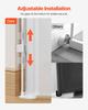 Einziehbares Babygitter, 870 mm hoch, erweiterbar bis zu 2800 mm Breite, Einziehbares Gitter für Kinder oder Haustiere, Netzmaterial, Einfach zu installieren für Treppen im Innenbereich,